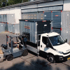 Opslagcontainer wordt aan huis bezorgd