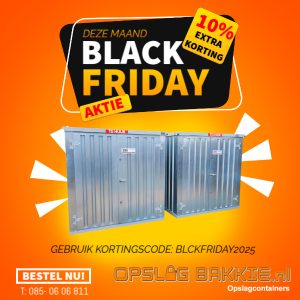 2x Opslagbakkie voor de deur